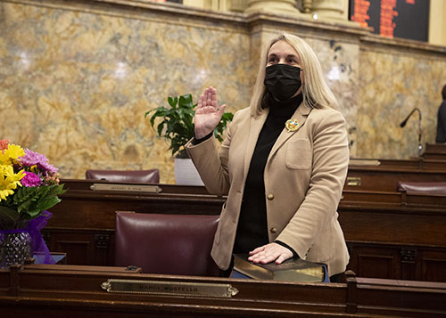 Mustello Sworn in to Serve 11th Legislative District